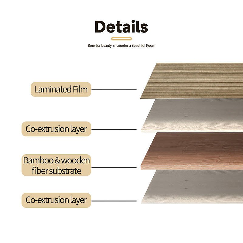 Seamless Carbon Crystal Bamboo Fiber Decorative Wall Panel - view 3