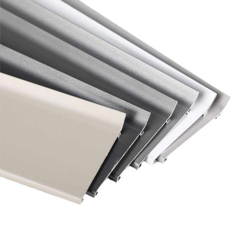 Ultra-Slim Profiled Aluminum Skirting Board