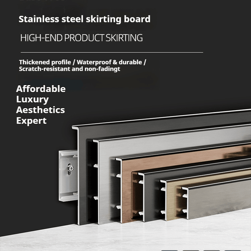 304 Stainless Steel Skirting Board