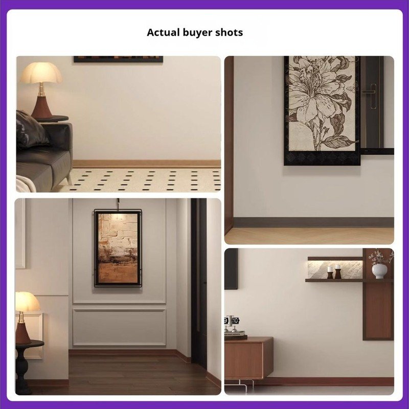 WPC Bamboo Fiber Composite Skirting Board - view 3